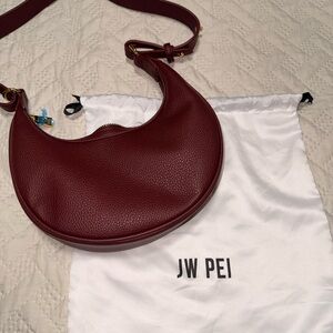 JW PEI Deep Red Shoulder Bag